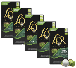 50 capsules Organic Intense Bio compatibles Nespresso® - L'OR ESPRESSO