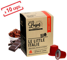 Capsules Caf�s Lugat Le Little Italie Bio x10