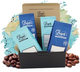 Cafés Lugat Coffee Beans Blend Selection - 4 x 250g