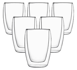6 verres double paroi 27cl Thermic Glass Accademia - Luigi Bormioli