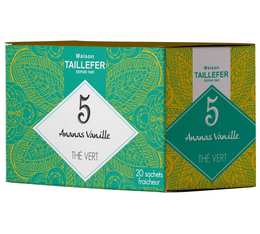 Pineapple and Vanilla green tea - 20 individually-wrapped tea bags - Maison Taillefer
