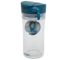 Blue double wall tea mug with infuser - 35cl - ALADDIN