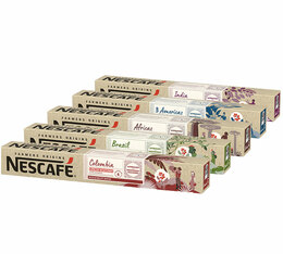 Discovery pack 50 Nescafe Farmers Origins Nespresso® compatible capsules