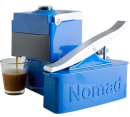 Nomad Espresso portable coffee maker in blue by Uniterra
