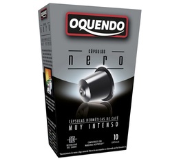 x10 'Nero' capsules compatible with Nespresso� - Oquendo