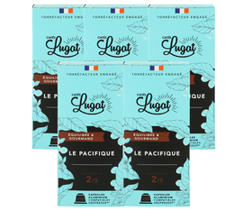 pack de cinquante capsules le pacifique des cafes lugat