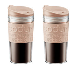 Pack 2x Travel Mug double paroi 35 cl - Beige - Bodum