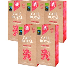 Caf� Royal Espresso 100% Organic/Fairtrade 5x10 for Nespresso