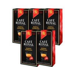 x50 Doppio Espresso capsules pack by Caf� Royal for Nespresso