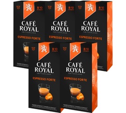 Pack of Caf� Royal Espresso Forte capsules 5x10 for Nespresso