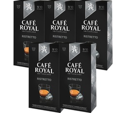 Pack of Ristretto capsules by Caf� Royal 5x10 for Nespresso