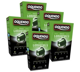 x50 Temperanza capsules compatible with Nespresso� - Oquendo