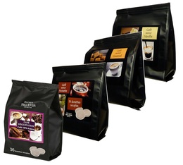 Selection pack with 84 coffee soft pods - Maison Taillefer