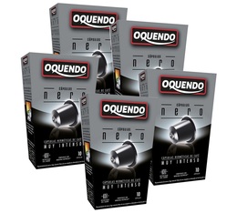x 50 'Nero' capsules compatible with Nespresso� - Oquendo