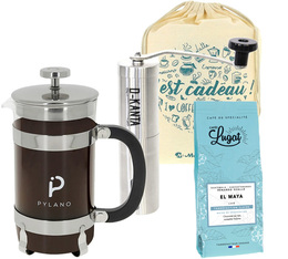 Pack French Press Pylano Cali + D-Kanta MG01 Manual Coffee Grinder