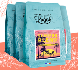 Cafés Lugat Coffee Beans Summer Blend - 4 x 250g
