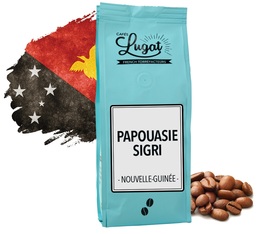 Caf�s Lugat Papouasie Sigri coffee beans from Papua New Guinea - 250g