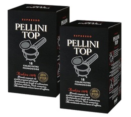 Pack 36 dosettes ESE Top - 100 % Arabica - PELLINI