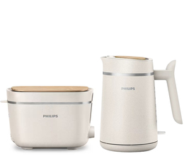 Set Petit-Déjeuner Grille-Pain HD2640/10 et Bouilloire HD9365/10 EcoConsicous - Philips