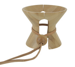 Brewista bamboo collar for 5-cup Hourglass brewer