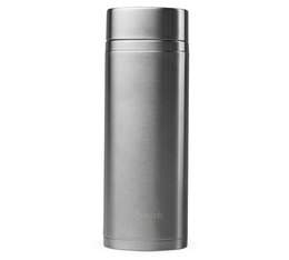 Qwetch insulated Tea infusing flask - Brushed stainless steel - 300ml