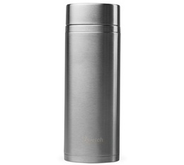 Théière isotherme nomade inox brossé 400 ml + 2 infuseurs - Qwetch