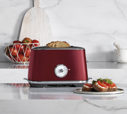 sage rouge velours grille pain STA735RVC4EEU1