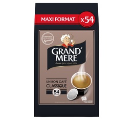 54 dosettes souples Classique - CAFE GRAND-MERE