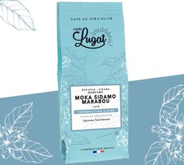 Cafés Lugat Ground Coffee Moka Sidamo Marabou for Moka Pots - 250g