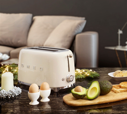 grille pain smeg creme