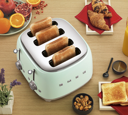 grille pain smeg vert d eau 