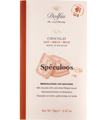 Tablette Chocolat au Lait Spéculoos - 70 g - DOLFIN