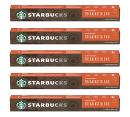 50 Capsules Starbucks compatibles Nespresso® - Breakfast Blend 