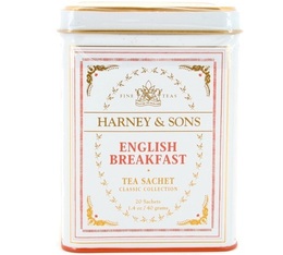 English Breakfast Black Tea - 20 sachets in metal tin - Harney&Sons