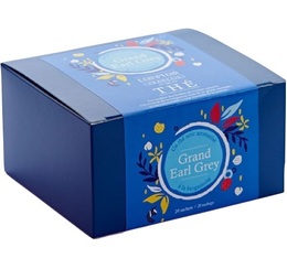 Grand Earl Grey black tea - 20 chiffon tea bags - Comptoir Fran�ais du Th�