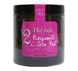 N�2 Bergamot and Lime black tea - 60g loose leaf tea - Maison Taillefer