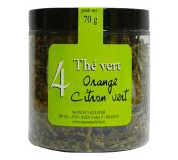 N�4 Orange and Lime green tea - 70g loose leaf tea - Maison Taillefer