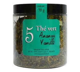 N�5 Pineapple and Vanilla Green Tea - 70g loose leaf tea - Maison Taillefer