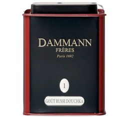 Box N°1 Goût Russe Douchka black tea - 100g loose leaf tea in tin - Dammann Frères