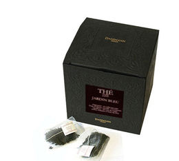 Jardin Bleu flavoured black tea - 25 Cristal® sachets - Dammann Frères