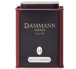 Dammann Fr�res Paul & Virginie flavoured black tea N�11 - 100g loose leaf in tin