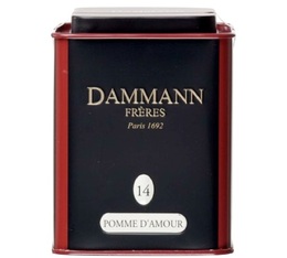 N�14 Pomme d'amour black tea - 100g tin of loose leaf tea - Dammann Fr�res
