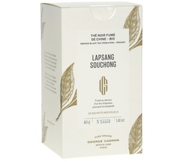 George Cannon Lapsang Souchong pure origin Organic black tea - 20 sachets