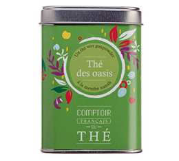 Th� des Oasis mint green tea - 90g loose leaf tea in tin by Comptoir Fran�ais du Th�