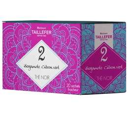 Maison Taillefer Bergamot and lime black tea - 20 teabags