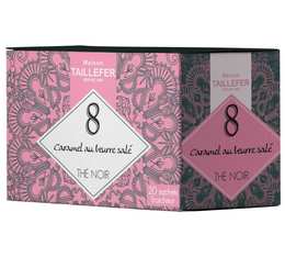 Caramel-flavoured black tea - 20 individually-wrapped tea bags - Maison Taillefer