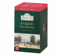 English breakfast black tea - 20 individually-wrapped tea bags - Ahmad Tea
