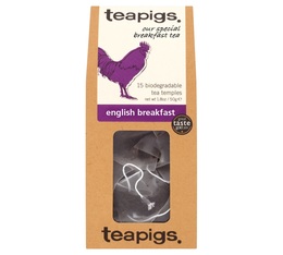English breakfast black tea - 15 chiffon tea bags - Teapigs