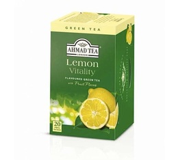 Lemon Vitality Green Tea - 20 individually-wrapped tea bags - Ahmad Tea