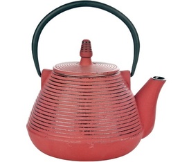 1L Nagoya red cast-iron teapot - Chinese cast iron + free gift